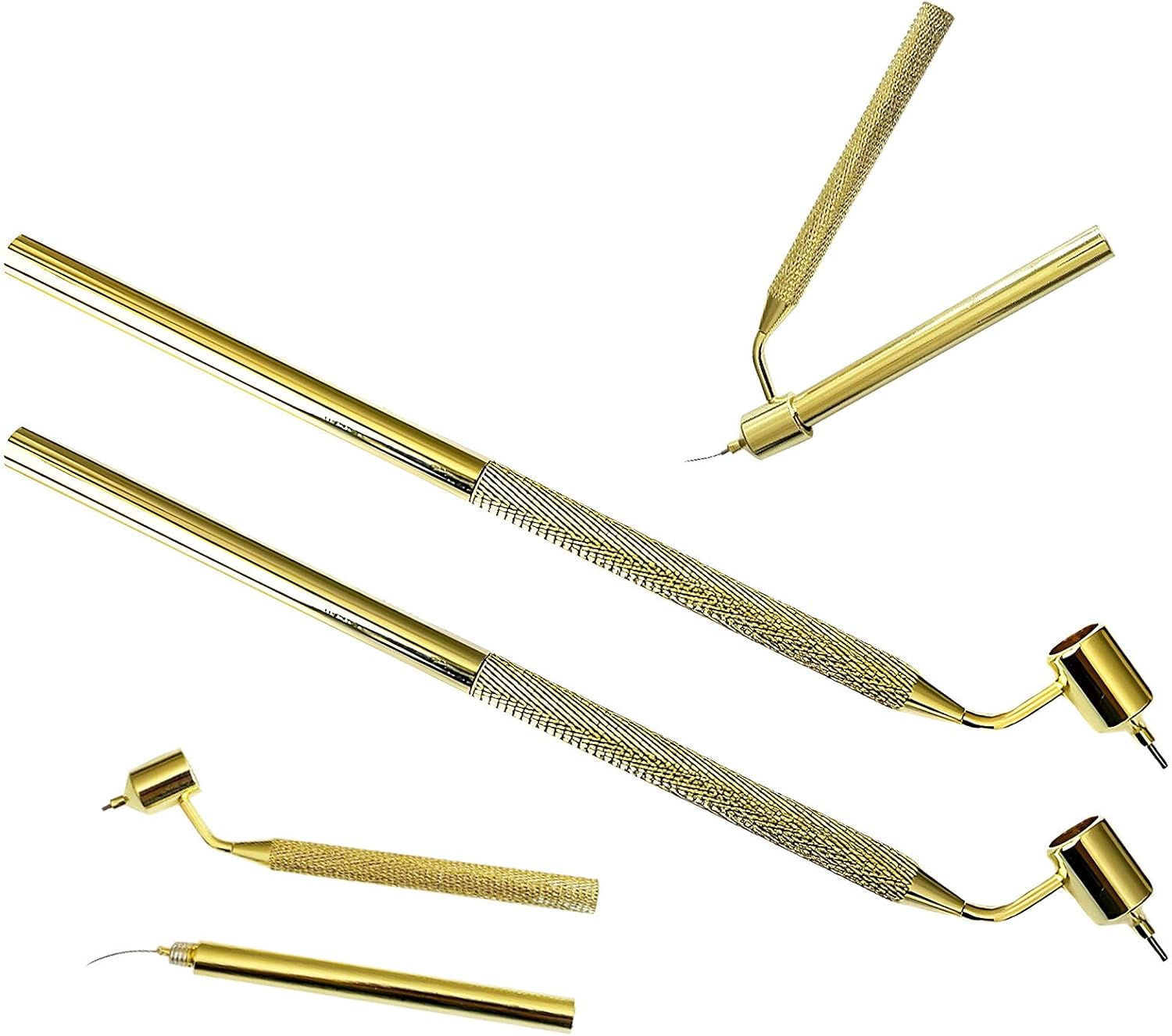 Fluid Writer Pen: 2 Pieces 0.5 + 0.7 Mm Fine Line Paint Pen Paint Pen Fluid Writer Pen Angled Calligraphy Pens Paint Repair Stone Chip Scratch Pen for Scratches Rock Stains Car Paint Repair image number 5