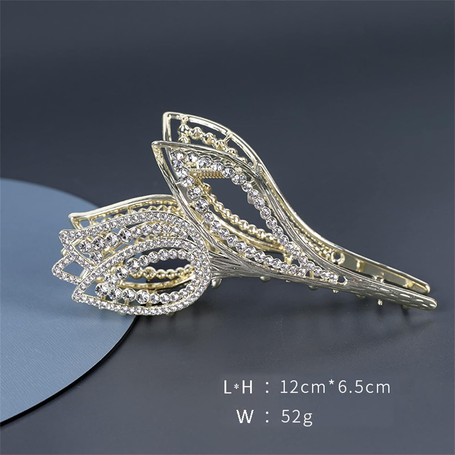 2022 Woman Hair Clips, Girls Women Hair Accessories, Tulip Pearl Hairpins, Strong Hold Claw Clips,Rhinestones Tulip