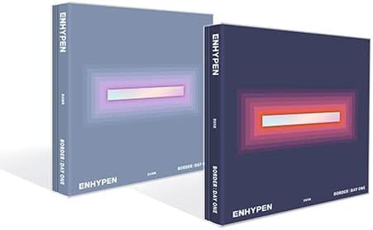 Enhypen Border : Day One 1St Mini Album Dusk Version Cd+136P Photobook+Clear Story Cover+1P Bookmark+2P Photocard+1P Postcard+Message Photocard Set+Tracking Kpop Sealed image number 1