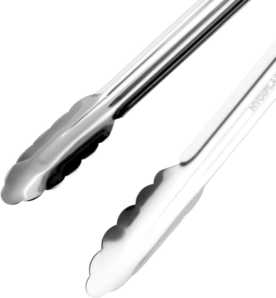 Hygiplas Colour Coded Serving Tong, 300 Mm Size, Yellow