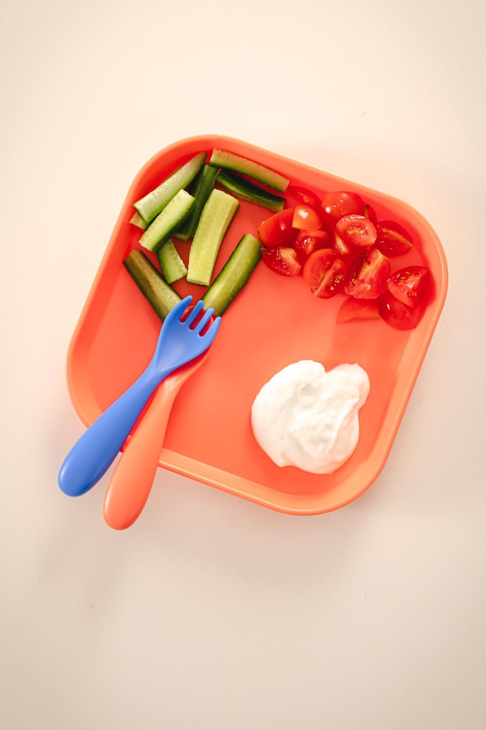 Nuby Brights Cutlery Tableware Set - Colorful Dining Utensils Flatware - Durable Silverware Cutlery Set - for Toddlers 18M+ (6-Pack) image number 2