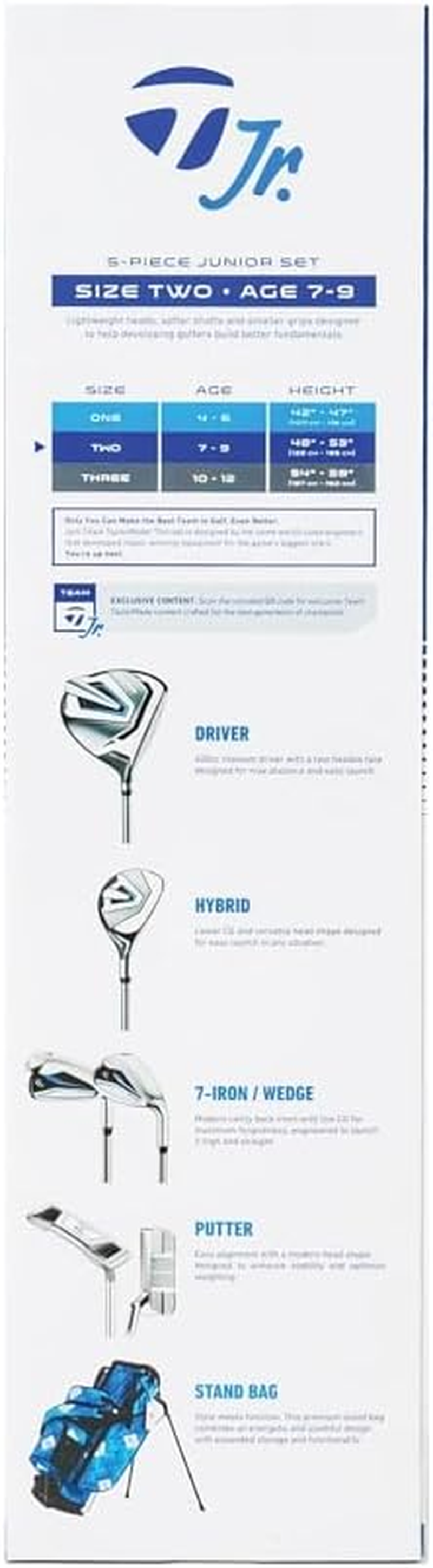 Taylormade Golf Junior Complete Golf Set S2 | Left Hand | Youth Size 2 image number 2