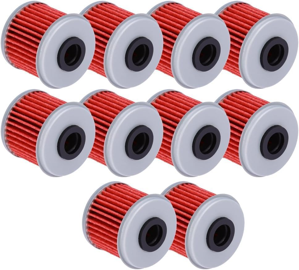 Oil Filter KN116 Compatible with Honda ATV TRX450R CRF250X CRF450X CRF250R CRF450R (10 Pack) image number 2