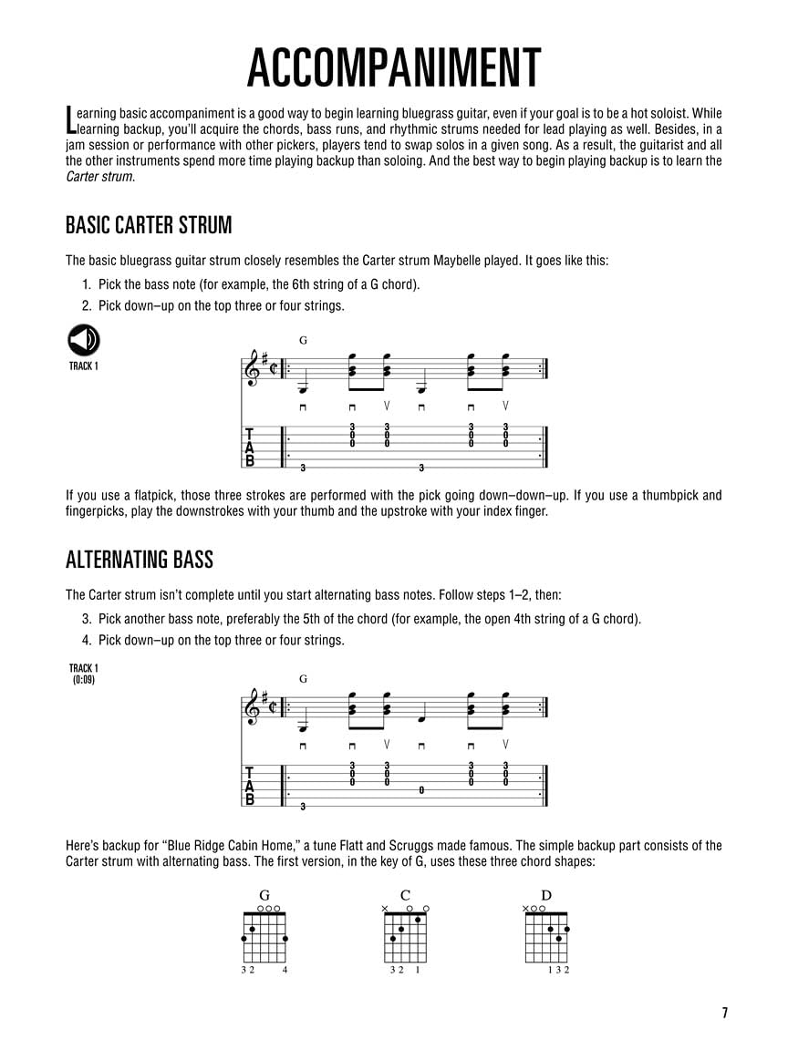 Hal Leonard Bluegrass Guitar Method Songbook: Learn to Play Rhythm and Lead Bluegrass Guitar with Step-By-Step Lessons and 18 Great Songs image number 5