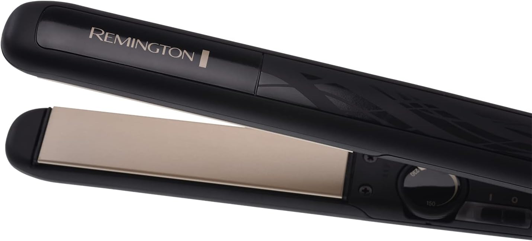 Remington Ceramic Straight 230 Hair Straighteners, 15 Seconds Heat up Time with Variable Temperature Setting - S3500, Black image number 2