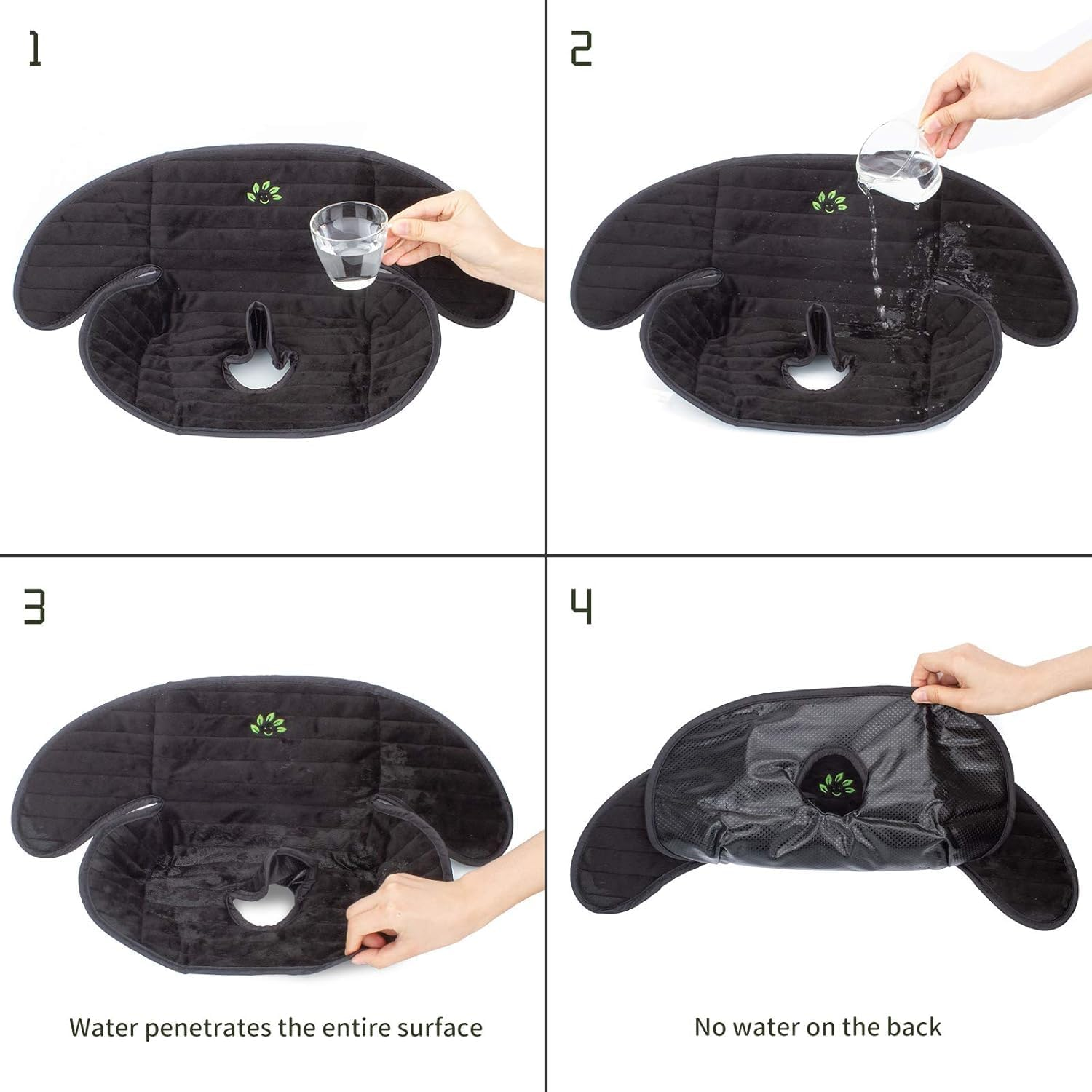 Chionwen Baby Car Seat Protection Pad, Suitable for Car Seats and Baby Car Seats, Waterproof, Machine Washable and Drying. image number 4