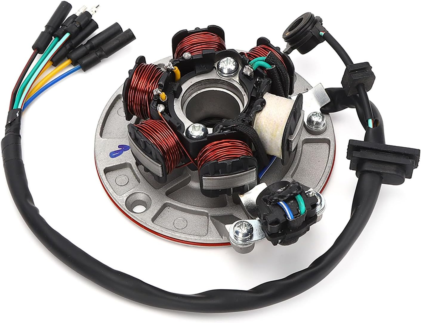 Magneto Stator Plate Copper Copper for Lifan Yx Start Engine Pit Pro Trail Dirt Dirt Dirt Dirt Accessory Standard Motorcycle, Default image number 1