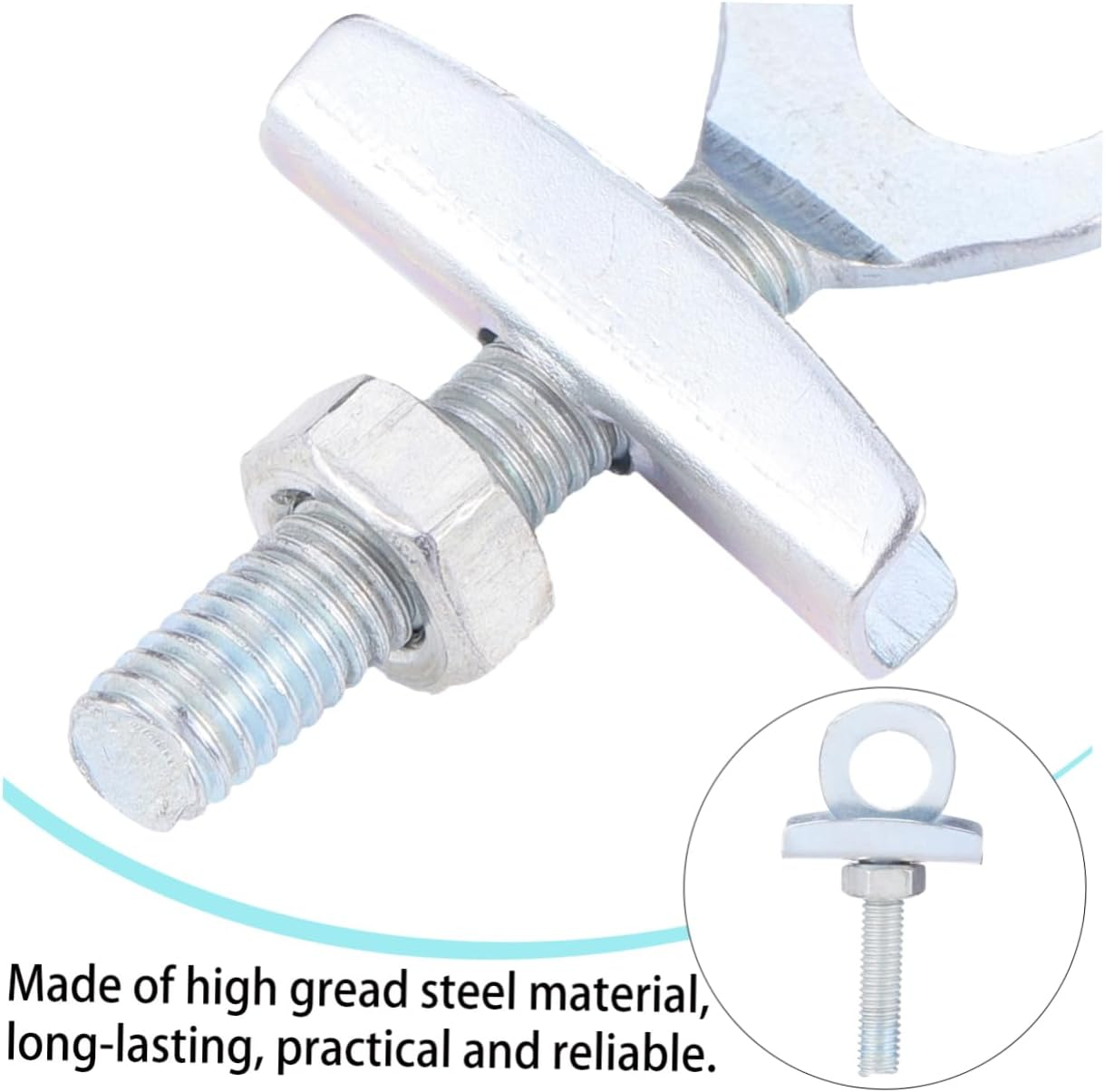 HONMEET 20Pcs Chain Adjustment Screw Bike Tensioner Fastener Bolt for Bmx Chain Repair Essential Bike Accessories Parts for Cycling