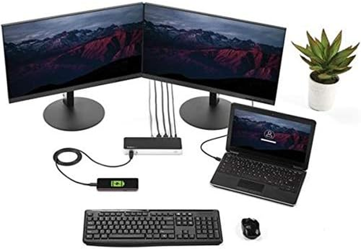 Startech 60W Dual Monitor USB C Docking Station for Windows Laptops image number 2