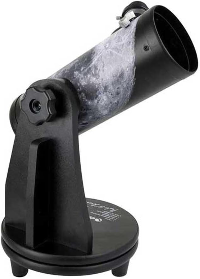Celestron Firstscope Beginners Astronomy Telescope with Moon Design for Moon, Planets and Stars, 72Mm Aperture, Dobsonian-Style Tabletop Mount, Black (22016) image number 6