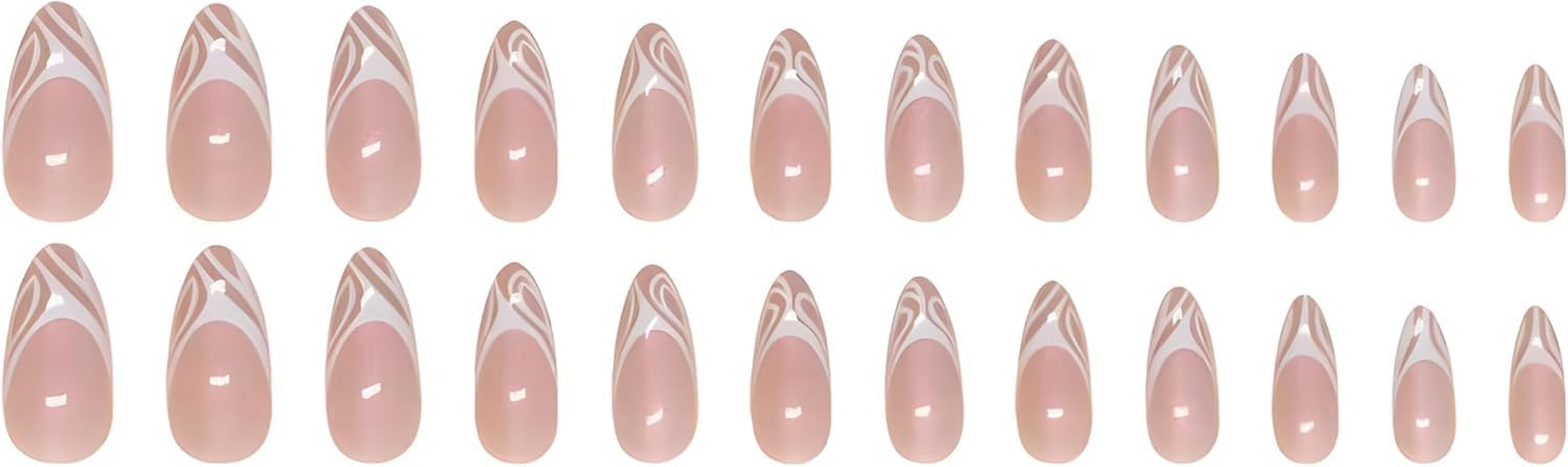 Pressing Style Fake Nails, Reusable Fake Nails, Fake Nails, Minimalist Fake Nails, Fashionable Fake Nails, with Press on Nail Adhesive image number 1