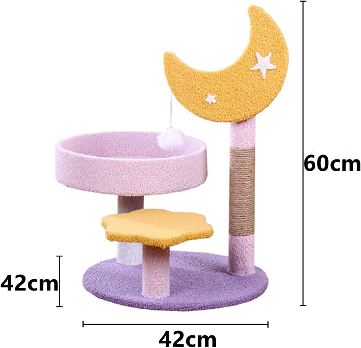 Cat Hammock Cat Furniture Cats Climbing Frame Pet Accessories Scratching Posts for Indoor Cat Bed Cat Climbing Frame image number 1
