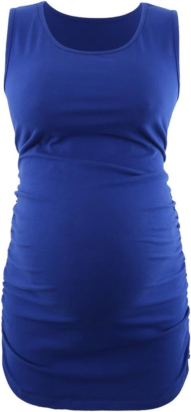 Women'S Pregnancy & plus Size Tank Top - Breathable Slimming Top with Ruffle Detail for Pregnancy, Breastfeeding & plus Sizes image number 4