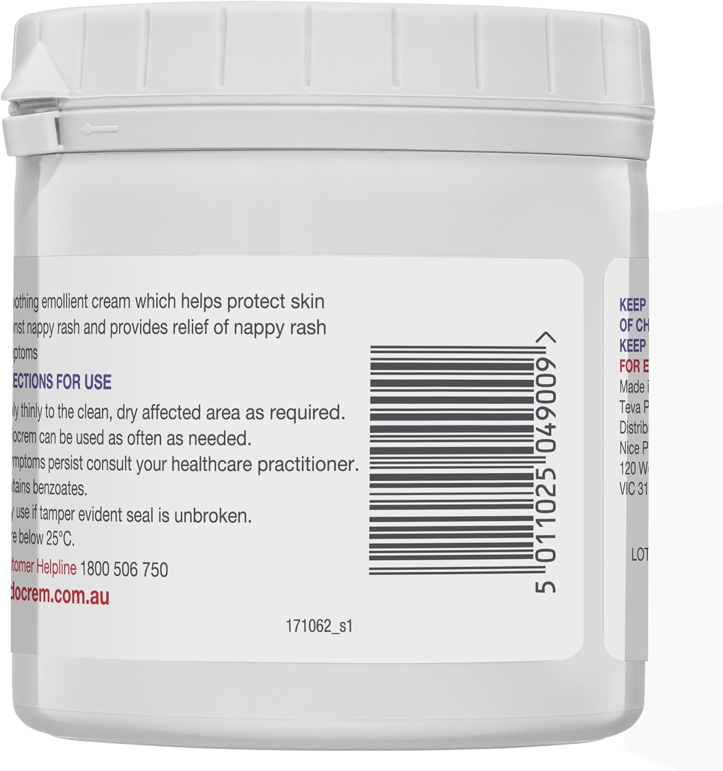 SUDOCREM - Healing Cream ; Soothes and Protects against Nappy Rash ; 400G image number 6