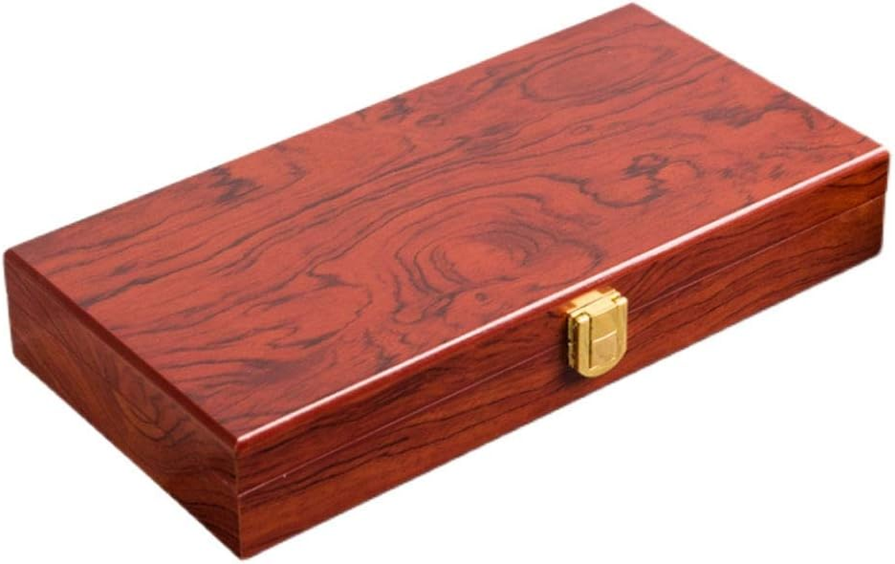 WANLIAN Wooden Box,Wooden Storage Box,Home/Office Decoration Box,Decorative Box Storage Box with Lid,Wooden Box with Hinged Lid, Wooden Box with Lock,Wooden Box with Lock,Storage with Lock Boxes, image number 4