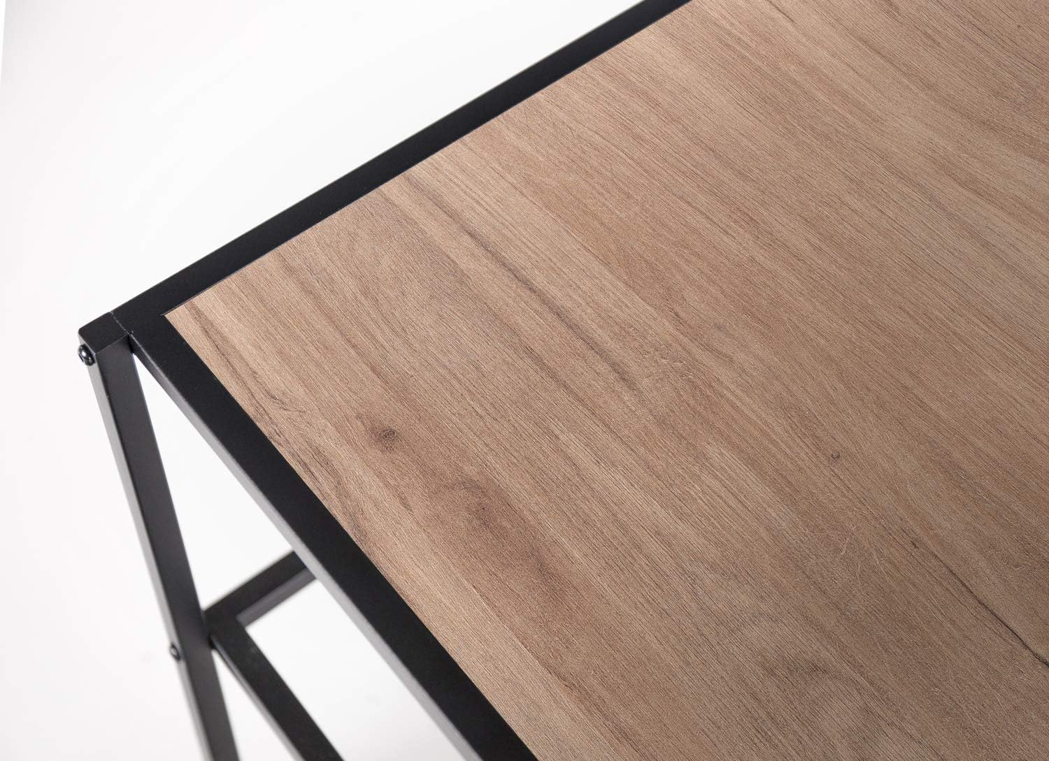 Zinus Modern Studio Set of Two Bedside Tables Cherry Brown Nightstands Durable Industrial Sidetables for Bedroom or Living Room image number 1