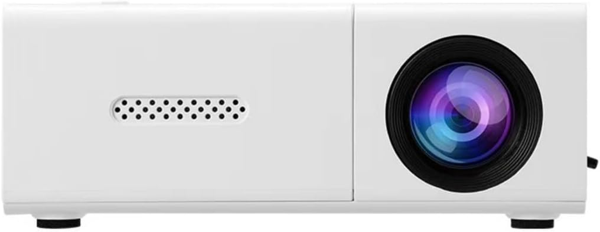 Portable Mini Projector,Home Projector with 100" Screen, 1080P Portable Projector Built-In Speaker, Movie Projector Compatible with Tv/Smartphone/Hdmi/Usb/Av,Projector for Indoor & Outdoor (Black)