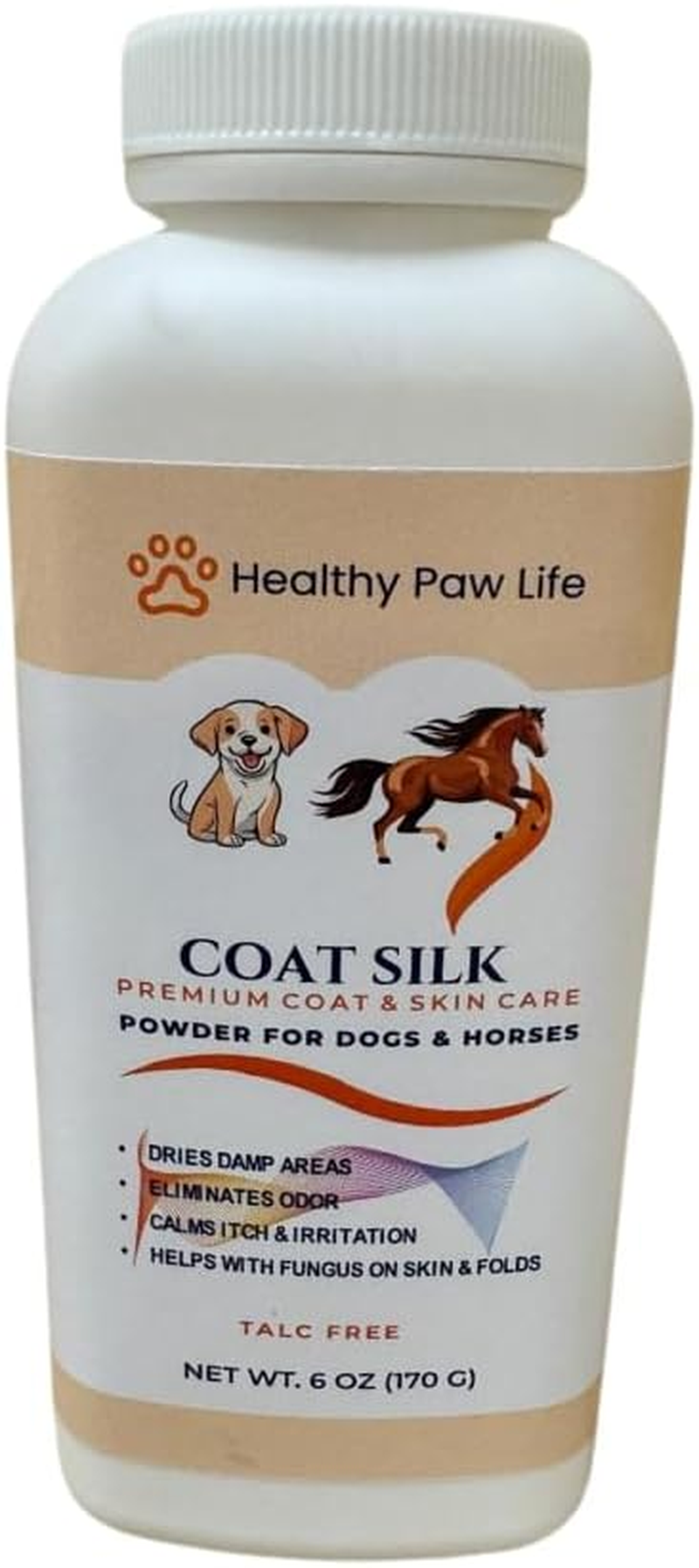 Coat Silk - Canine and Equine Dry Powder | Alleviate Odors and Itchiness | Relieves Rain Rot and Sweet Itch | Holistic Remedy and Soothing Formula | for Dogs and Horses image number 4