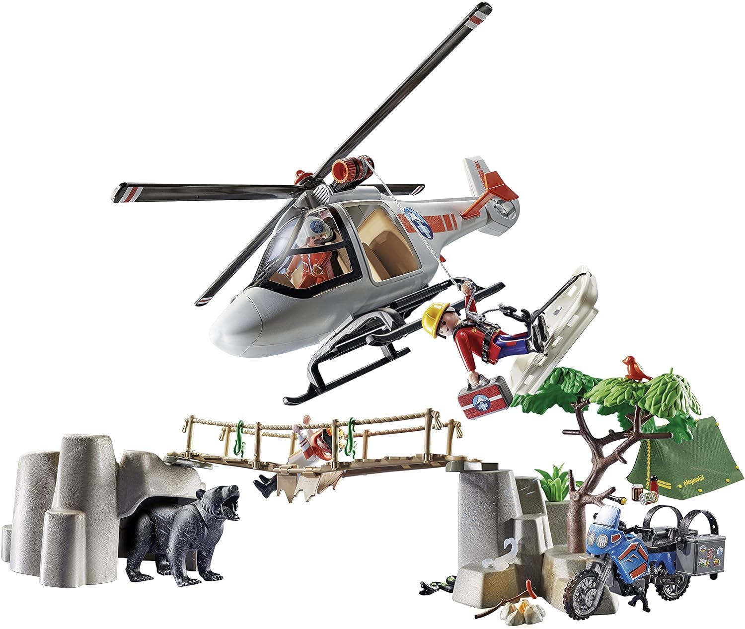 Playmobil - Rescue Action Canyon Copter Rescue image number 2