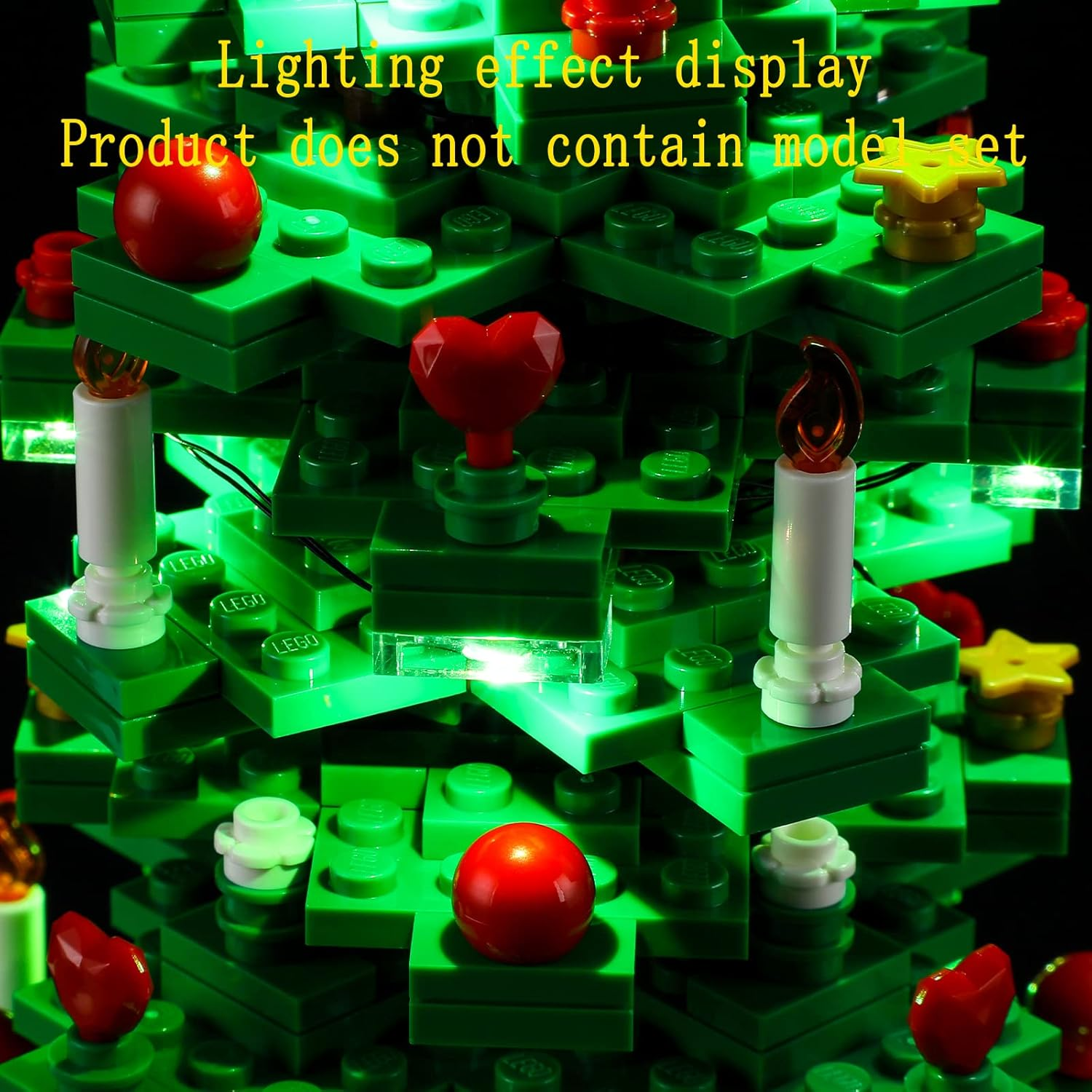 GEAMENT LED Light Kit Compatible with  Christmas Tree - Lighting Set for  40573 Building Model ( Set Not Included) image number 1