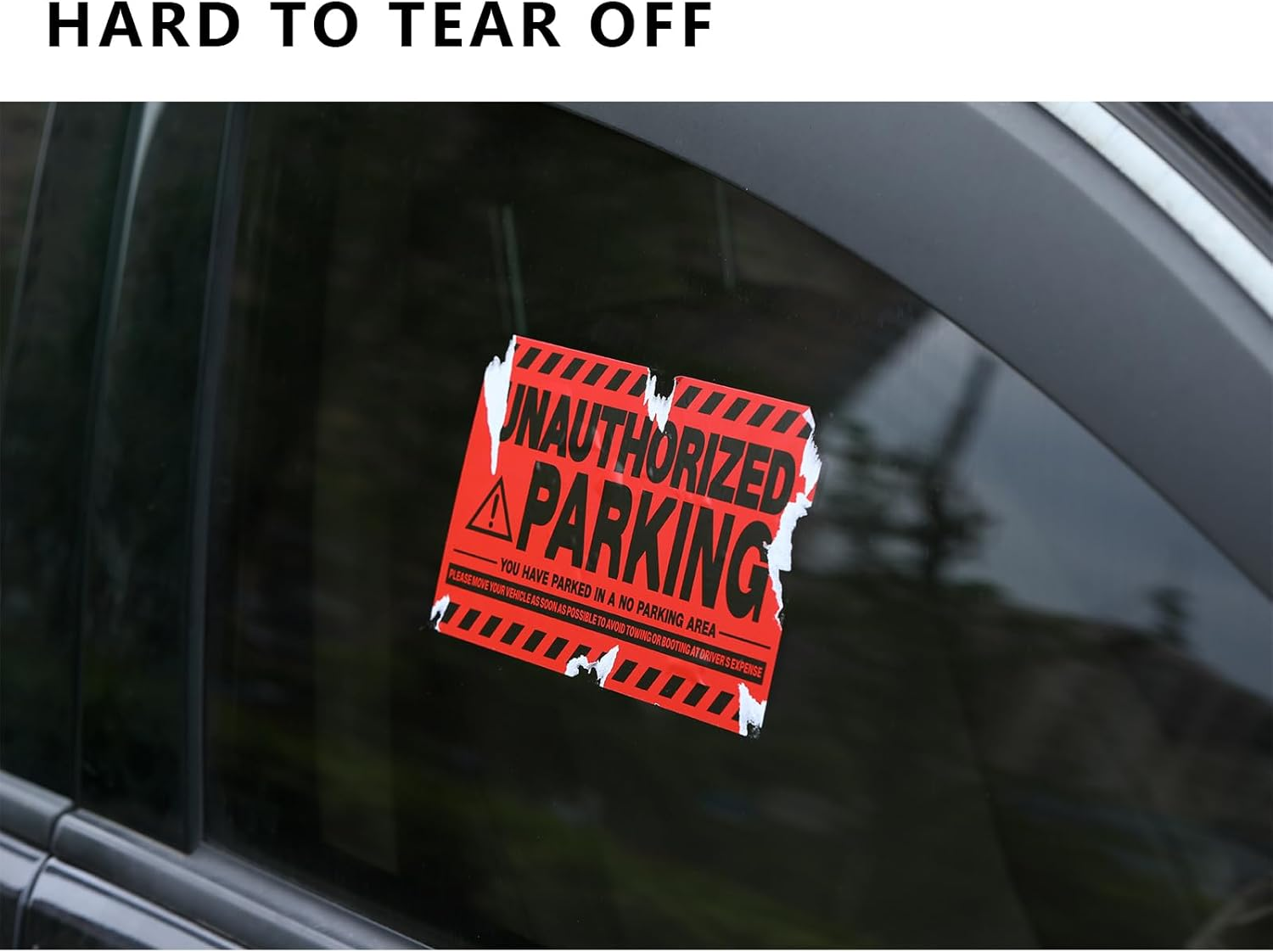 100 X Spanish Tickets Sticky Tickets / Hard to Remove / Trailer Warning Stickers Multilingual image number 2