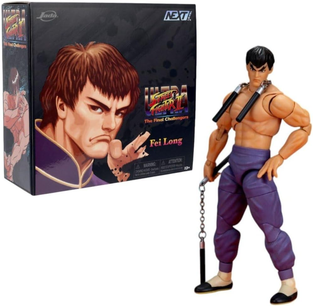 Jada Toys Street Fighter - 6 Inch Fei Long (P2) Deluxe Figure image number 6