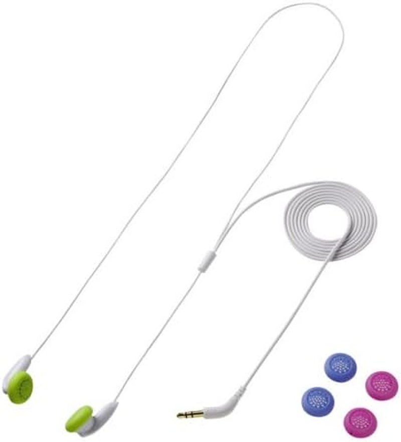 Sanwa Supply MM-HP112W Stereo Earphones, White