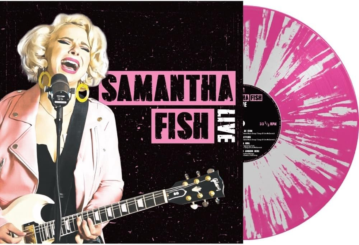 Live - Pink/White Splatter