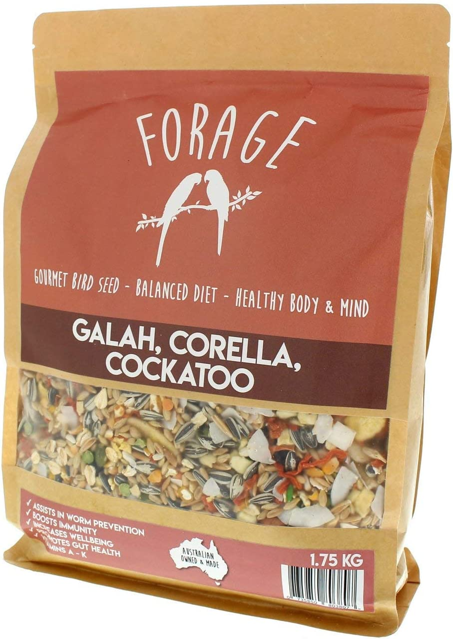 Forage Cockatoo, Galah & Corella 1.75Kg Bird Food Millet Seed Australian Made image number 2