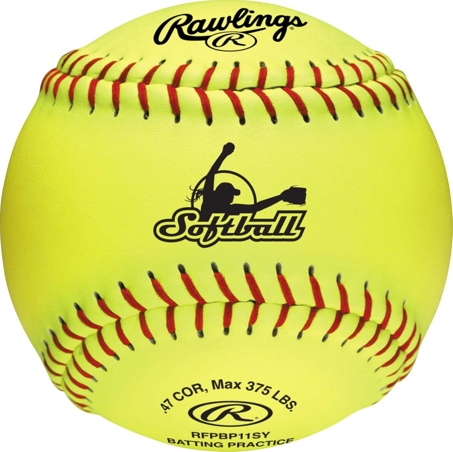 Rawlings | Batting Practice Softballs | 11" & 12" Options | 6 & 12 Count Options image number 2