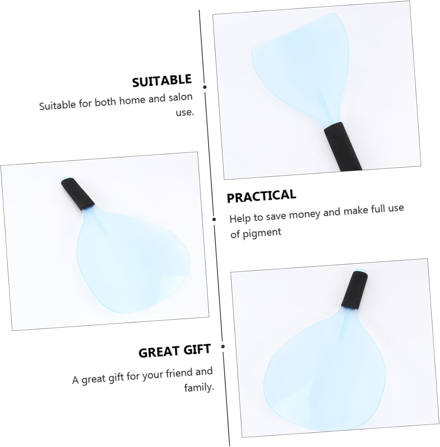 2Pcs Salon Hairdressing Mask for Slip Face Mask Protection during Haircut Sessions Lightweight Design for Haircare Professionals Random Color image number 3