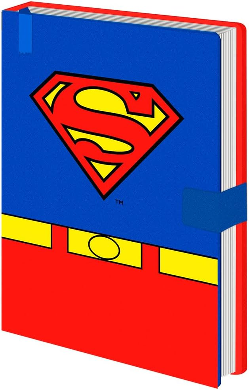 DC Comics A5 Superman Costume Journal Notebook, 210 Mm X 160 Mm Size