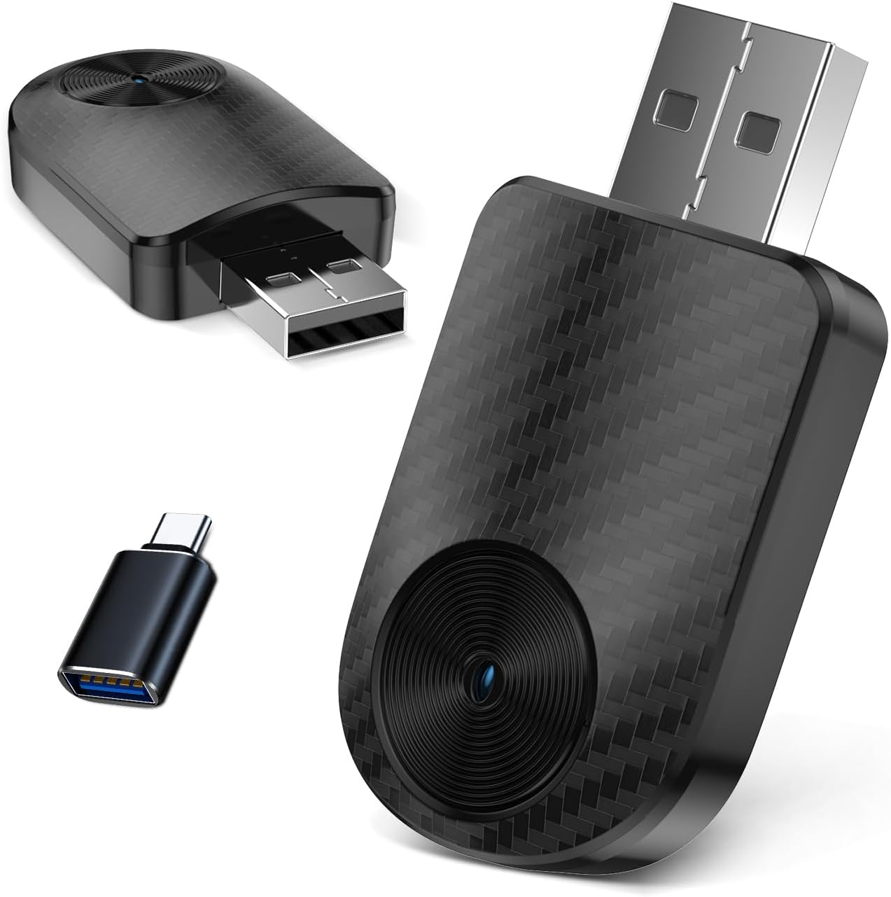 Wireless Carplay Adapter, 2 in 1 Wired Carplay/Android Auto to Wireless Dongle for Iphone & Android, USB A/C Mini Design Fast Stable Connect, Fit 98%+ Cars with Factory Wired Carplay image number 3