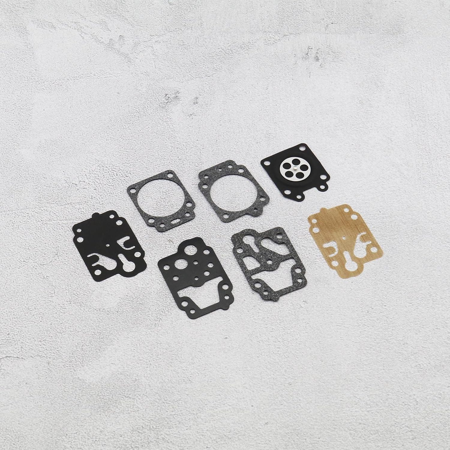 Emsea 2 Sets Carburettor Diaphragm Repair Kit Compatible with Walbro WYJ Series Compatible with HONDA GX25 GX35 HHB25 HHH25 Chainsaw Replaces K20-WYJ image number 1