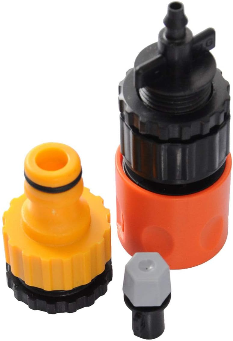 2RZ Misting Cooling System Kit, Irrigation System 82FT(25M) Misting Line DIY Outdoor +25 Plastic Mist Nozzle for Lawn Patio Garden Greenhouse image number 3