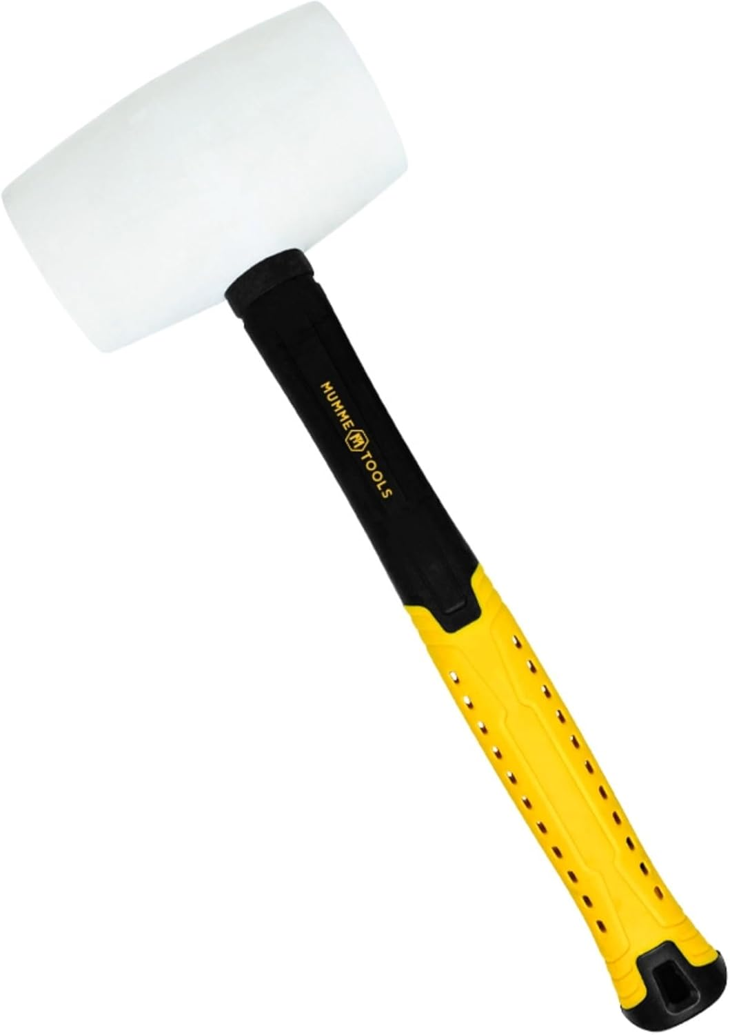 Mumme Rubber Mallet 24Oz/680G Black &ndash; Best for Medium-Duty Metalworking & Tiling Tasks, 36Cm Non-Slip Fibreglass Handle, Reduced Surface Damage, Rebound & Fatigue, Ready to Tether, Lifetime Warranty image number 4