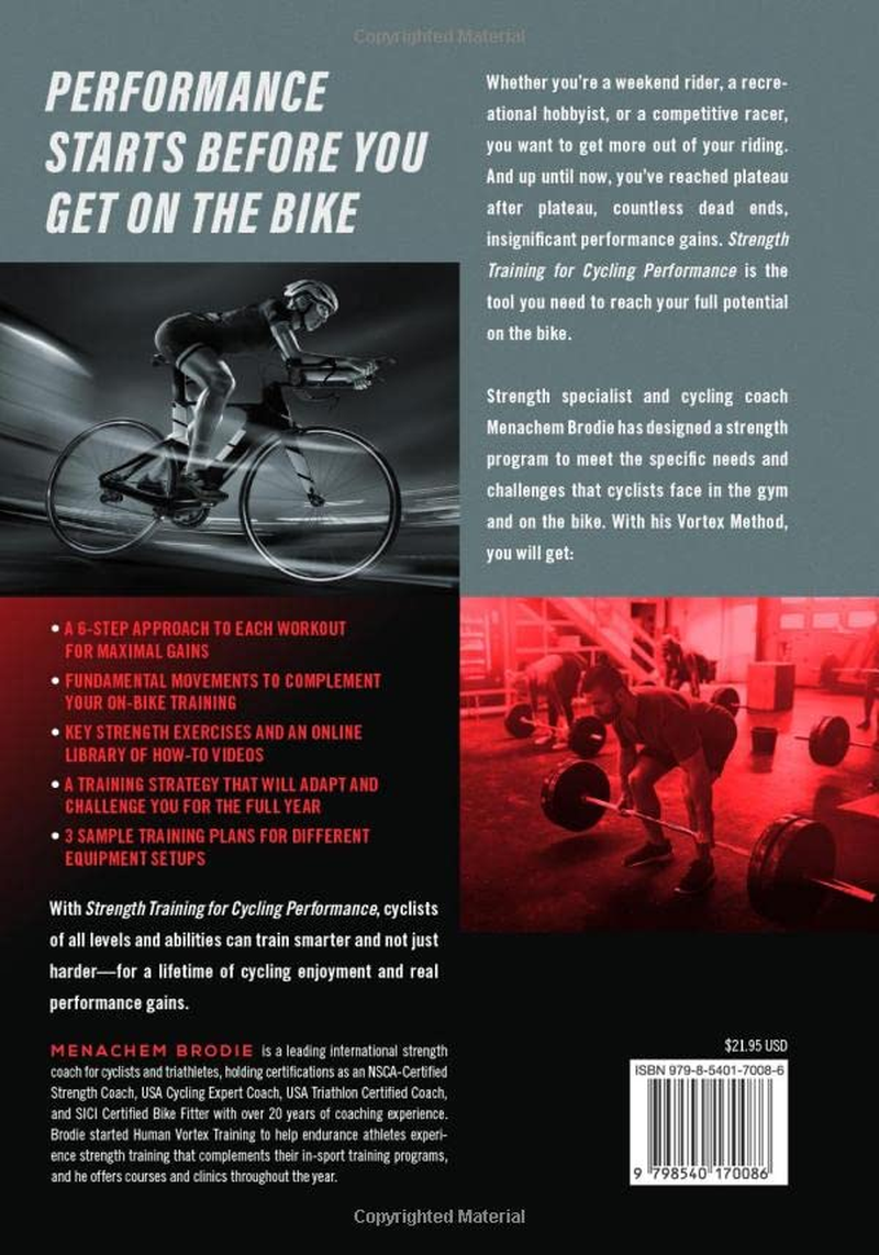 Strength Training for Cycling Performance: the Vortex Method&rsquo;S Ultimate Training Program image number 1