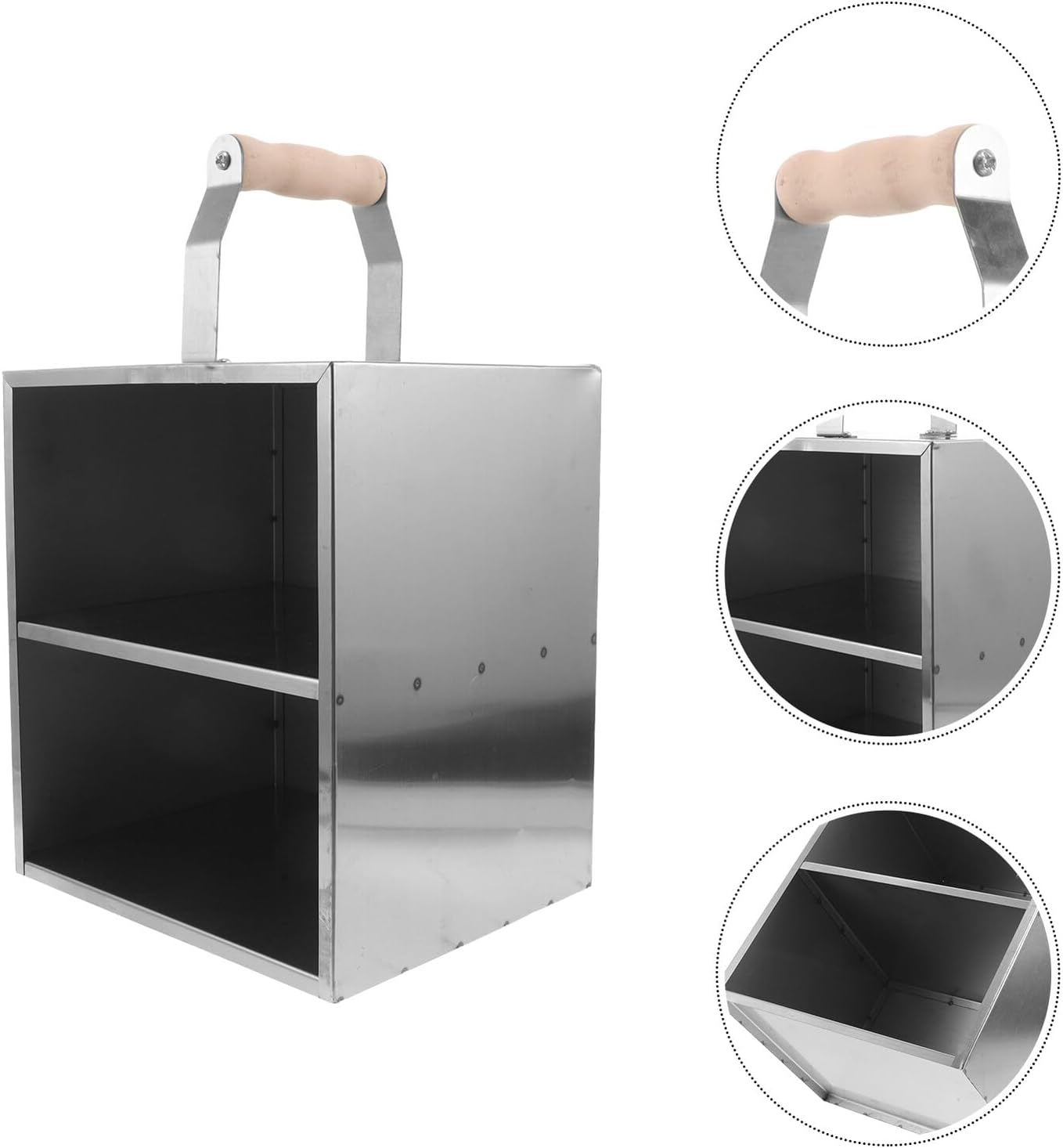 Outdoor BBQ Charcoal Bucket Handle, Portable Charcoal Transport Case for Camping and Picnics, Sturdy Coal Storage Bucket for Grilling and Barbecue image number 4