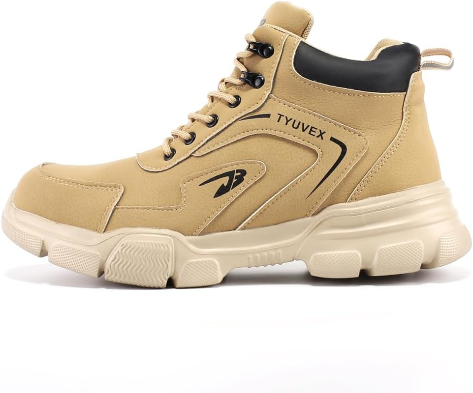 Safety Boots Men Women Work Boots Waterproof Steel Toe Cap Boots Lightweight Comfortable Safety Trainers Non-Slip image number 2