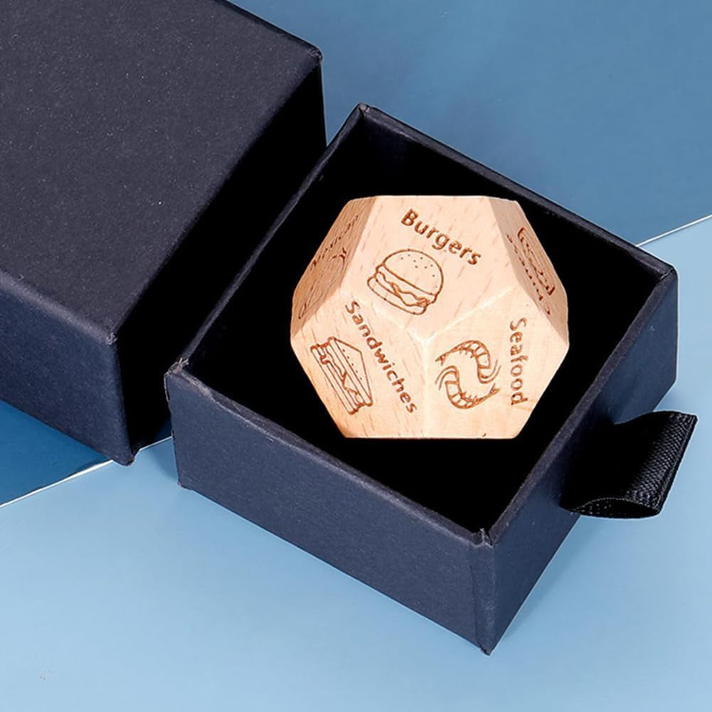 Valentine'S Day Date Night Gifts for Couples Naughty Dice for Her Him Boyfriend Girlfriend Anniversary Steel Gifts for Husband Wife Bride Groom Wedding Engagement Birthday (Love + Food) image number 4