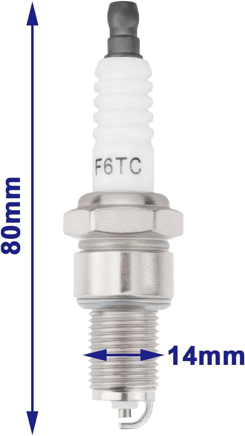 2Pcs BPR4ES 97226 NGK Lawn Mower Spark Plug 14Mm Thread Suitable for Small Engine Garden Tools Lawn Mower Chain Saw Brush Cutter image number 3