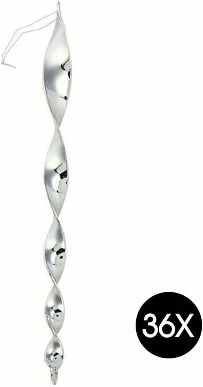 12-36 Pcs Bird Repellent Wind Twisting Scare Rods Reflective Spiral 30Cm Long (36) image number 3