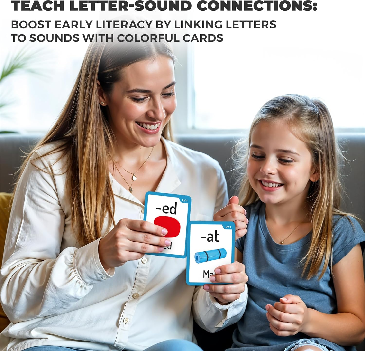 QUOKKA 1000+ Phonics Words Flash Cards for Kids Ages 4-8 I 20 Phonic Stages I 260 Card Games for Kids Ages 3-5 and 6-8 | Learn to Read Games & Phonics Manipulatives for Complete Phonemic Awareness image number 5