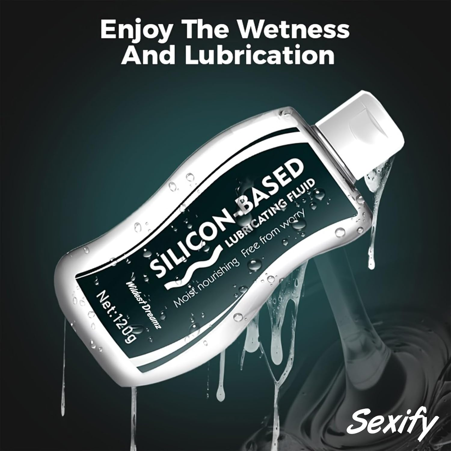 Personal Lubricant Silicone Based for Men, Women and Couples Body Safe Long-Lasting, Water-Resistant Adult Anal Waterproof Sex Lube image number 4