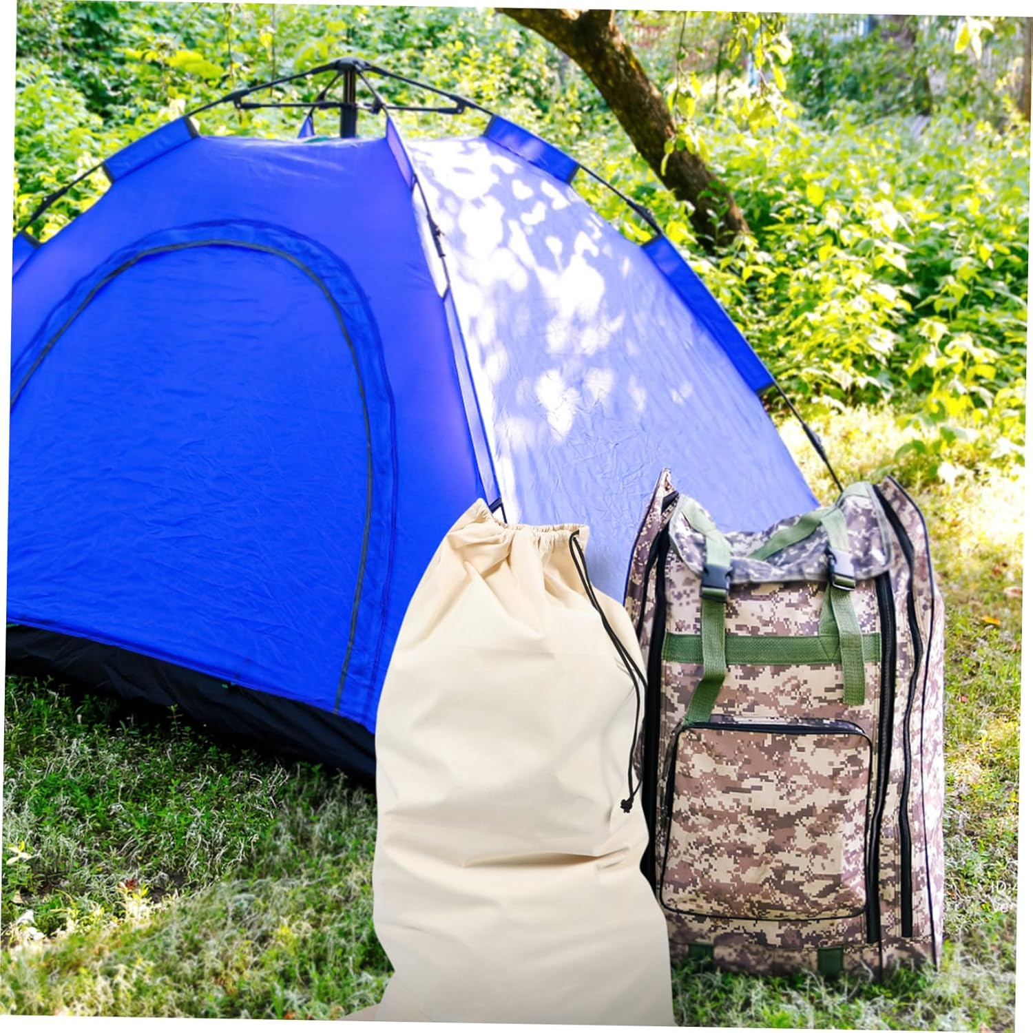 COOLHIYA Outdoor Game Bag Hunting Bag Large Capacity Drawstring Closure Camping Packing Pouch Clothes Organizer for Travel and Outdoor Activities image number 1