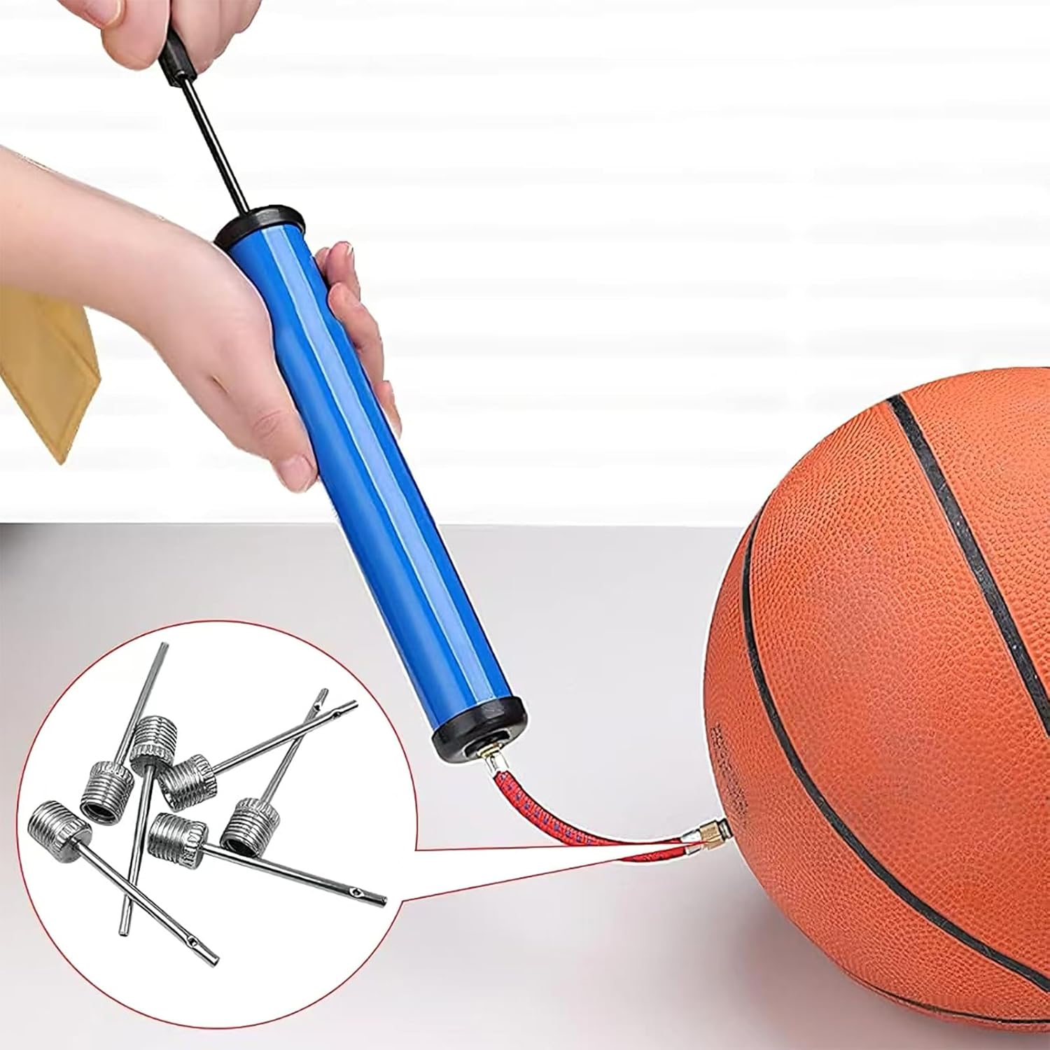Ball Pump Inflation Needle,Universal Ball Pump Needles,30 Pcs Stainless Steel Air Pump Needles-For Basketball, Soccer, Rugby, Volleyball, Etc