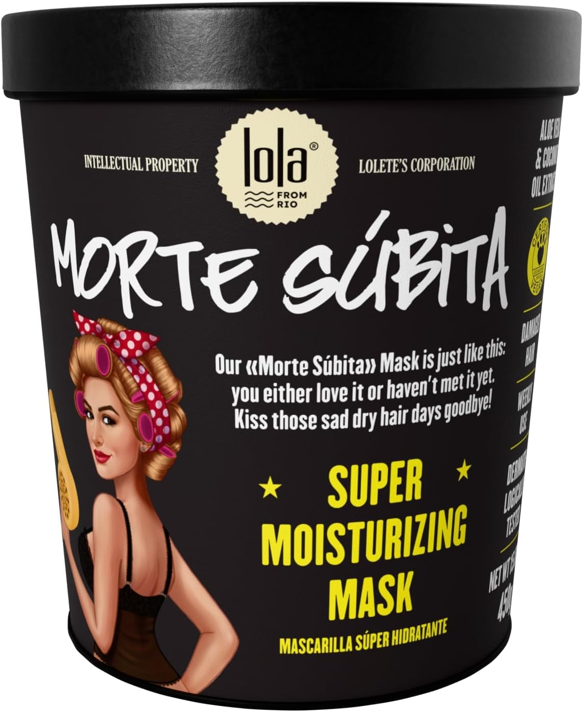 LOLA - Drop Dead Moisturizing Hair Mask 450G - Intense Hydrating Hair Mask image number 1