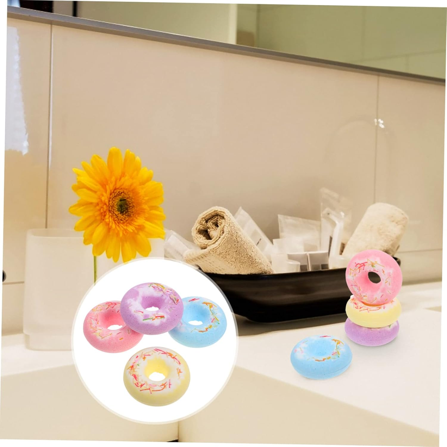 4Pcs Natural Bath Salt Moisturizing Explosion for Relaxing Random for Spa and Skin Care Each image number 5