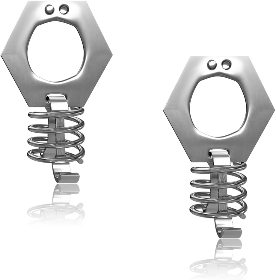 2 PCS RV Water Heater Cam Lock, Stainless Steel RV Water Heater Door Latch Fastener with Hook, Latch Twist Assembly Replacement for RV Hot Water Heater Door, Car Accessories (2 PCS) image number 1