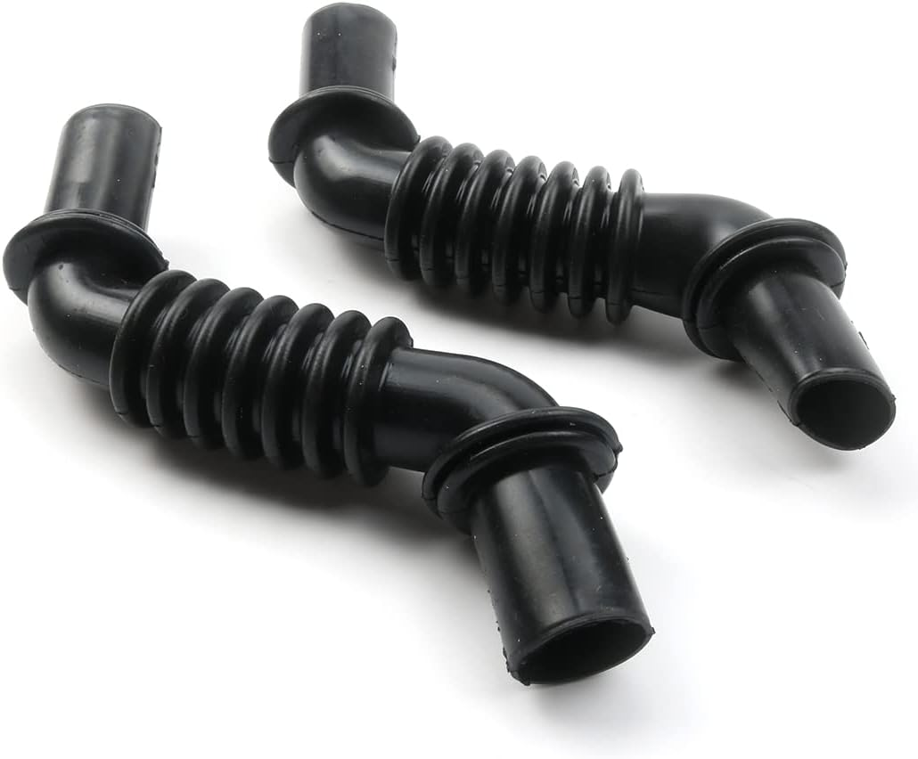 2PCS Power Window Door Jamb Wiring Boots Accordion Style Z 4" Long 3/4 Hole image number 3